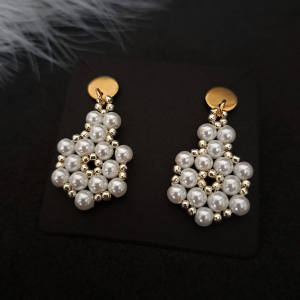 Delikatne Perłowe Kolczyki Ślubne