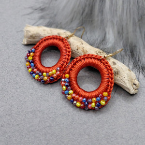 „DEMI” kolczyki szydełkowe