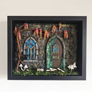 Diorama w ramce - Magiczne drzwi