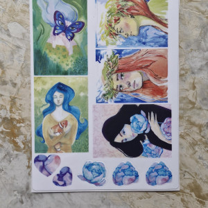 Dla prawdziwej Wiedźmy: Kobiecy zestaw naklejek nr 6