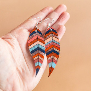 Długie kolczyki  Piórka Perugia