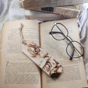 Drewniana zakładka do książki Dawid