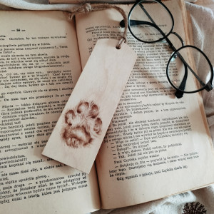 Drewniana zakładka Dog #1