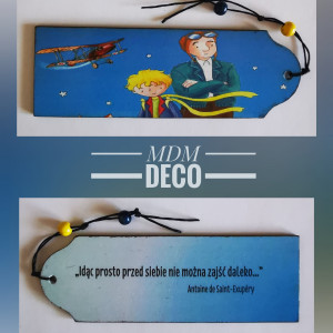 Drewniana zakładka dwustronna - MK10