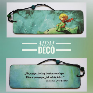 Drewniana zakładka dwustronna - MK11