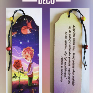 Drewniana zakładka dwustronna - MK13