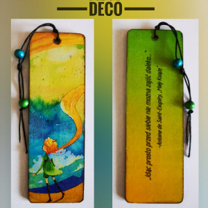 Drewniana zakładka dwustronna - MK15