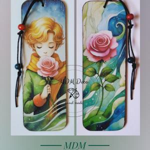 Drewniana zakładka dwustronna - MK16