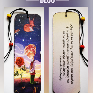 Drewniana zakładka dwustronna - MK2