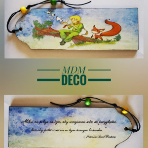 Drewniana zakładka dwustronna - MK4