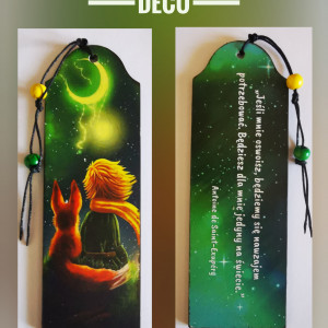 Drewniana zakładka dwustronna - MK6