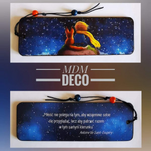 Drewniana zakładka dwustronna - MK7