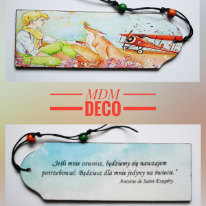 Drewniana zakładka dwustronna - MK8