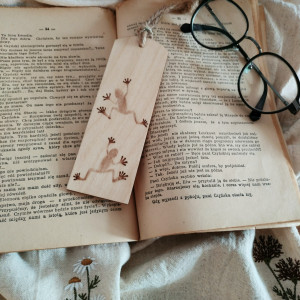 Drewniana zakładka Frog #1