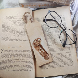 Drewniana zakładka trąbka