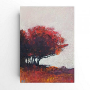 Drzewa -rysunek   A4 pastele.