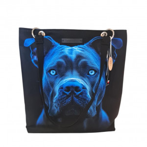 Duża torba na ramię American Stafford terrier torba z psem prezent