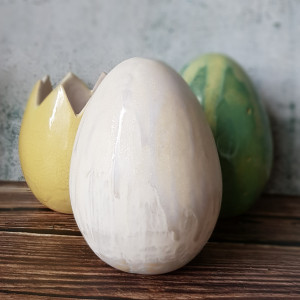 Duże jajko, jajo ceramiczne