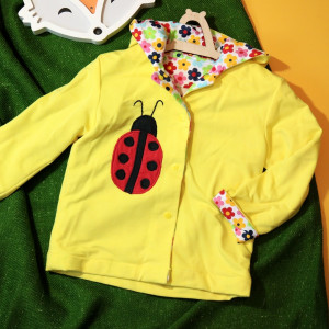 Dwustronna bluza z biedronką (98 cm)