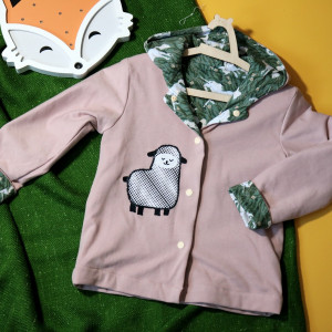 Dwustronna bluza z owcą (104 cm)