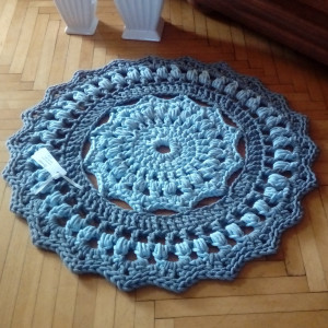 Dywan Mandalay błękitno szary