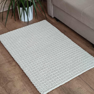 Dywan prostokątny szydełkowy ze sznurka 60cmx100cm