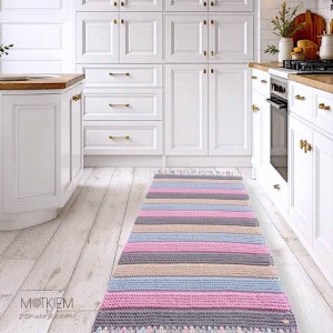 Dywan ze sznurka bawełnianego 60/120cm Shabby