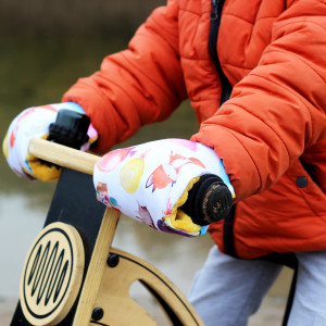 Dziecięce Mufki na hulajnogę i rowerek liski