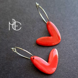 ecce serce no14 - kolczyki