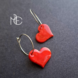 ecce serce no17 - kolczyki