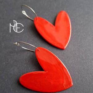 ecce serce no6 - kolczyki