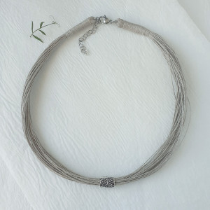 Effy naszyjnik lniany