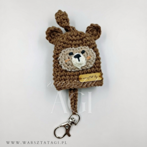 Etui na klucz - Miś