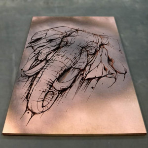 "Eve's elephant" Obraz trójwymiarowy