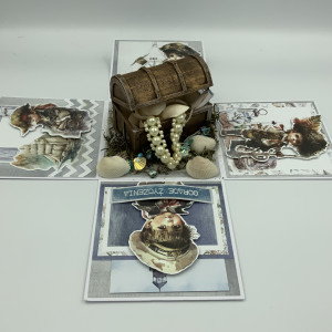 Exploding box dla ćhłopca, dla małego pirata, personalizacja