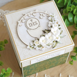 Exploding box komunia personalizacja