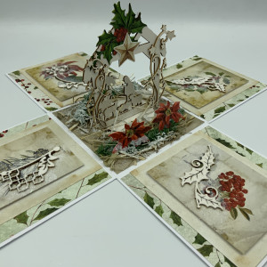 Exploding box na Boże Narodzenie