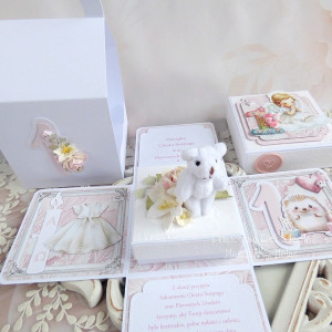 Exploding box na roczek i chrzest 52