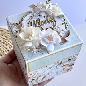 Exploding box na ślub/ pudełko