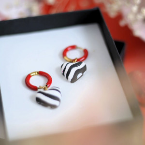 FALOV🩷ANIE  Kolczyki serduszka