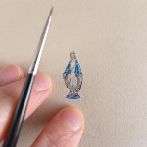 Figura Matki Boskiej, miniatura