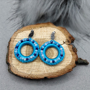 „FIONA” kolczyki szydełkowe