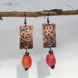 Florostokąt z agatem