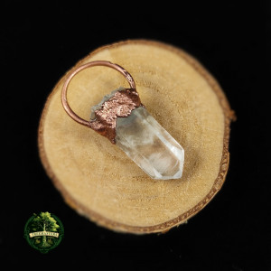 Góski Amulet wisior z kryształem górskim