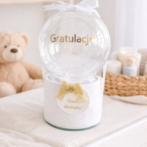 Gratulacje z okazji narodzin, personalizowany prezent z imieniem