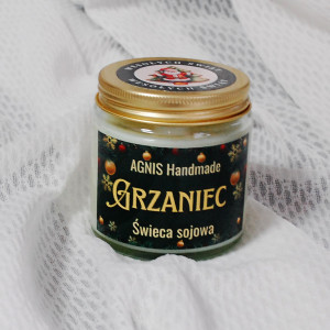 Grzaniec 55 ml świeca sojowa świąteczna