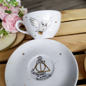 Harry Potter filiżanka ze spodkiem Hedwiga