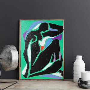 henri matisse style akt obraz olejny fowizm body positive