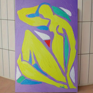 henri matisse style akt obraz olejny fowizm nagi taniec