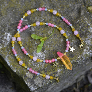 JADEITY I LANDRYNKI. naszyjnik